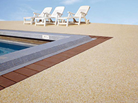 MOQUETTE DE PIERRE Flowcrete / Un sol ESTHETIQUE & DECORATIF à base de pierres naturelles